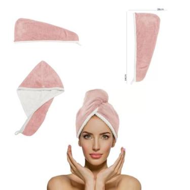 Imagem de Touca para cabelo donna laço home power sec dupla face rose