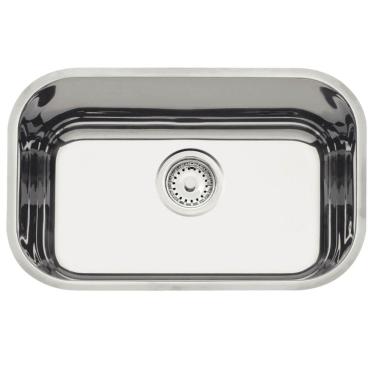 Imagem de Cuba de Embutir Tramontina 47x30cm Inox Alto Brilho Lavínia 47 BL Pia Cozinha Bancada