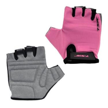 Imagem de Luva para ciclismo meio dedo curto TSW Combat mod. 01, Rosa, P