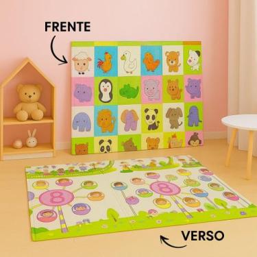 Imagem de Tapete Infantil Dobrável Polietileno Expandido Dupla Face Emborrachado