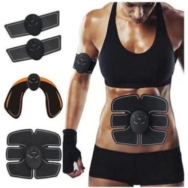 Imagem de Ems Tonificador Muscular Elétrico Abdominal + Bumbum Glúteos 4 Em 1 - 