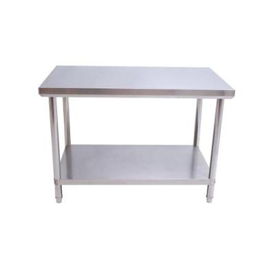 Imagem de Mesa Inox Com Submesa Lisa 1500X600X850 - JM IMPORT