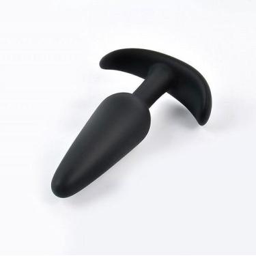 Imagem de Plug Anal Cônico Grande em Silicone 12,3 cm x 3,1 cm - Conforto e Segu