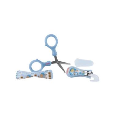 Imagem de Kit Manicure Infantil Azul - Nuby