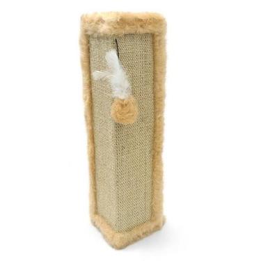 Imagem de Arranhador Para Gatos Protetor Canto Sofá Kit Com 2 Peças COR:BEGE - S