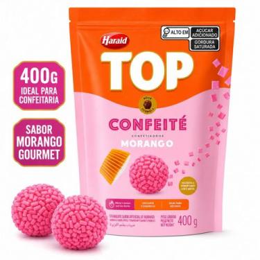 Imagem de GRANULADO HARALD TOP CONFEITE 400g BRIGADEIRO MORANGO