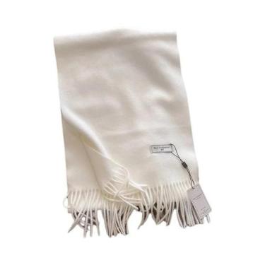 Imagem de Cachecol Grosso De Cashmere Para Homens E Mulheres, Moda De Outono E I