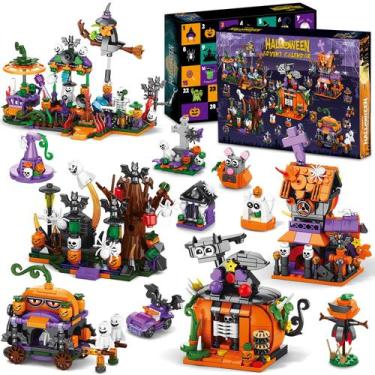 Imagem de Calendário do Advento de Halloween Kederwa 2024 com 31 mini-conjuntos 