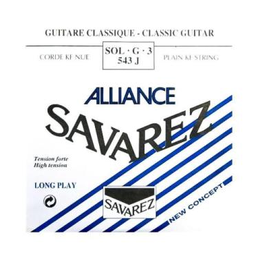 Imagem de Corda Avulsa Violão Nylon g 543J Tensão Alta Alliance HT Classic Savar