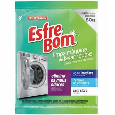 Imagem de Esfrebom Limpa Maquina de Lavar Roupas sem Cloro 80G Bettanin BT4710