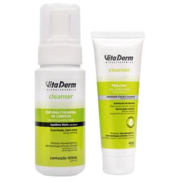 Imagem de Kit Facial Limpeza de Pele Iniciantes Vita Derm 2 Itens