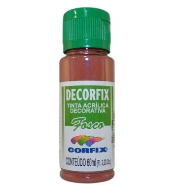 Imagem de Tinta Acrilica Fosca Decorfix Corfix 60ml - Selecione a Cor, 471-FERRU