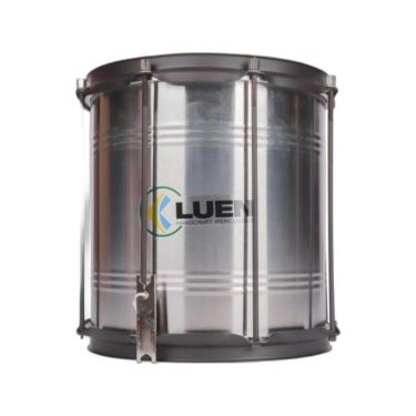 Imagem de Repinique Chapa Escovada Som Vibrante Aros Pretos Preto Luen 30CM