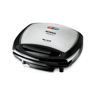 Imagem de Max Grill Mondial Preto e Inox 1200W G-07