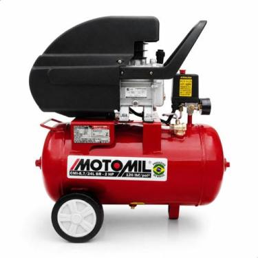 Imagem de Motocompressor de Ar Motomil CMI8,7/24BR 2HP 24L 120 PSI Bivolt