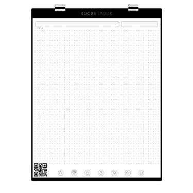 Imagem de Rocketbook Orbit Letter Page Pack – Bloco legal inteligente reutilizável – Dot-Grid
