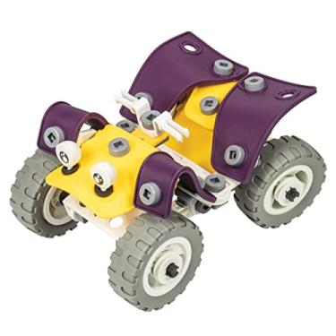 Imagem de Sky & Earth Adventure Brinquedo 4 em 1 de Montar 100 pçs Colorido PlayDuc