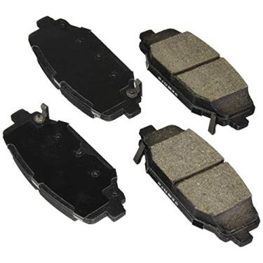 Imagem de BOSCH BE1596H Conjunto de pastilhas de freio a disco de cerâmica azul com ferragens - compatível com Chrysler Town & Country selecionados; Dodge Grand Caravan, Journey; Ram C/V; Volkswagen Routan;