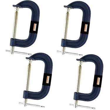 Imagem de Kit 4 Grampo tipo C pesado marceneiro 5 Polegadas - Starfer