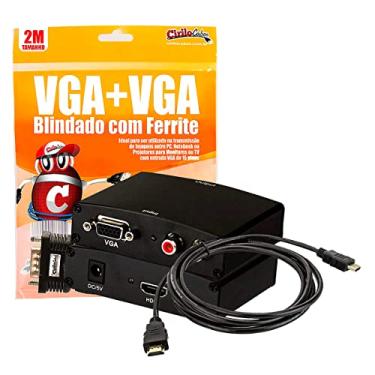 Imagem de Conversor VGA para HDMI