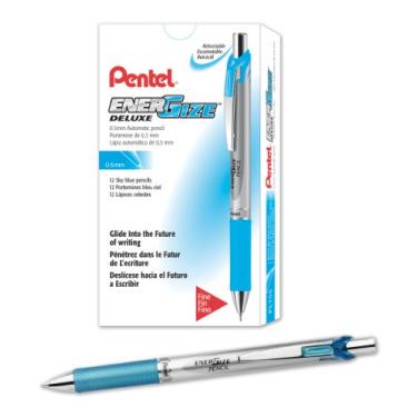 Imagem de Pentel Lapiseira EnerGize (0,5 mm) azul celeste, caixa com 12 (PL75S)