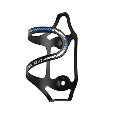 Imagem de Suporte de garrafa de água de bicicleta autopropulsionado para garrafa de água com parafusos, liga de alumínio, luz de abertura direita, copo de água para bicicletas de montanha e estrada (preto-azul)