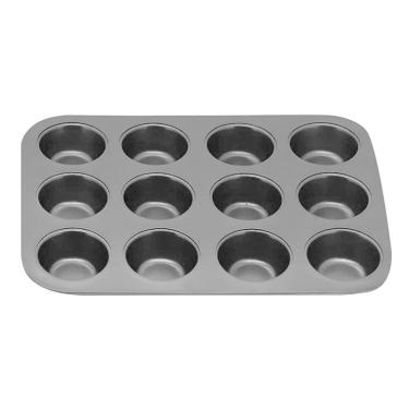 Imagem de Forma Assadeira Aço Teflon 12 Muffin Cupcakes
