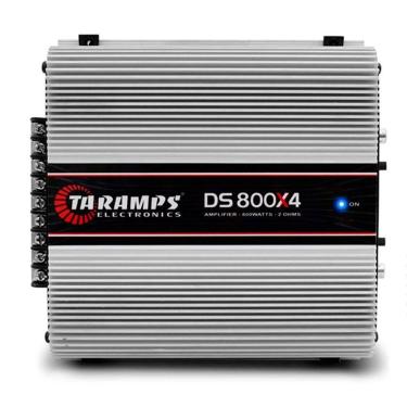 Imagem de Módulo Amplificador Taramps DS 800X4 800W RMS 4 Canais 2 Ohms RCA Classe D