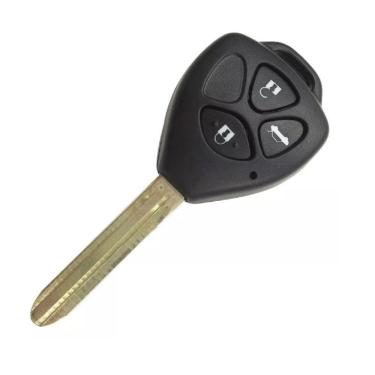 Imagem de Chave Telecomando Toyota Corolla Hilux SW4 3 Botões Preto