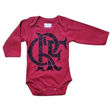 Imagem de Body Bebê Flamengo Manga Longa Escudo Oficial
