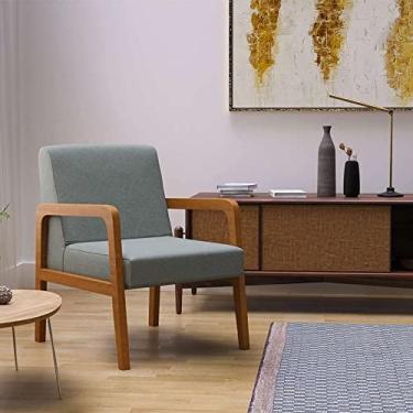 Imagem de Poltrona Ottawa Linho Cinza