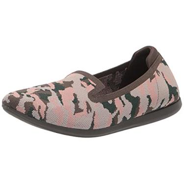 Imagem de Clarks Mocassim feminino Carly Dream, Malha camuflada rosa/cinza, 6.5