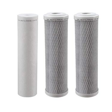 Imagem de Jogo De Refil Para Filtro Triplo Cerveja Bbi Polipropileno Pp + 2 Carbon Block