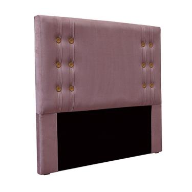 Imagem de Cabeceira Casal 1,40m Kors Veludo Uva Gran Belo