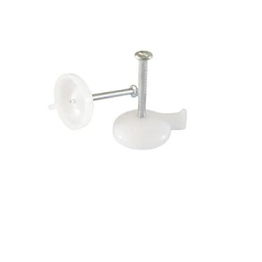 Imagem de TheHeor Gancho de metal de 10 peças, pregos de fixação de grampo em u, prego de tubo de fixação de grampo em u, braçadeiras de tubo de metal de prego, instalação de tubo ou arnês (65mm*34.5mm)