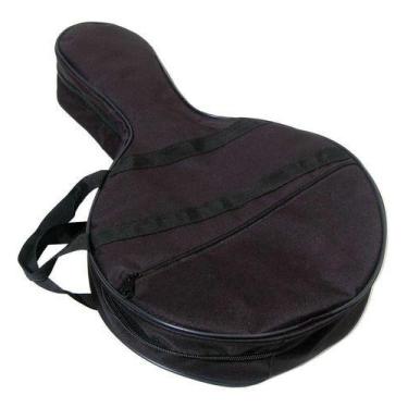 Imagem de Capa Bag Acolchoada  Para Banjo Extra Luxo Nylon 600 - Carbon
