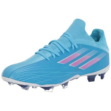 Imagem de adidas Unissex-Adulto X Speedflow.2 Sapato de Futebol Firm Ground, Sky Rush/Team Shock Pink/Branco, 5.5