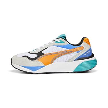 Imagem de PUMA Tênis feminino Rs-Metric, Puma Branco-laranja vibrante, 14