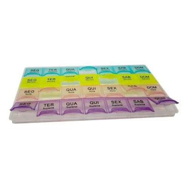 Imagem de Porta Comprimidos Organizador Remédios 28