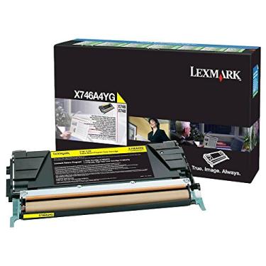 Imagem de Lexmark Cartucho de toner amarelo para o governo dos EUA, produção de 7000 (X746A4YG)