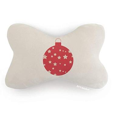 Imagem de DIYthinker Almofada de apoio de cabeça para decoração de pescoço com estrela de Natal