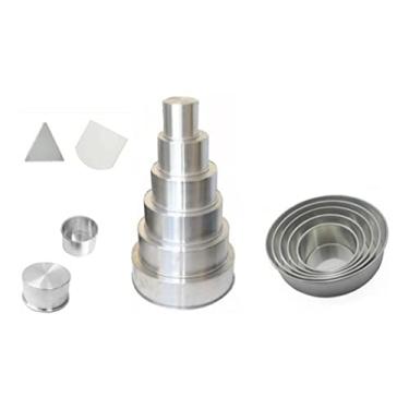 Imagem de Kit Formas Assadeiras Redonda 6 Pçs + Kit Espátulas