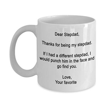 Imagem de Presente divertido de Dia dos Pais para o padrasto da criança favorita - Thanks for being my padrasto