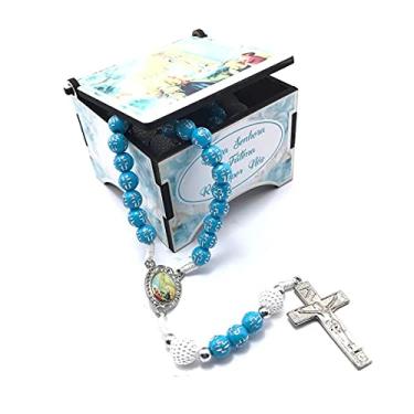 Imagem de Terço Nossa Senhora De Fátima E Os Pastorinhos Com Caixinha Estampada