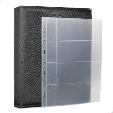 Imagem de Álbum Fichário 50 Folhas Cédulas 4 Espaços Aba 32x24 Cobra G