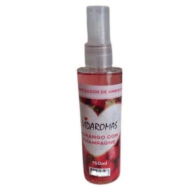 Imagem de Aromatizador de Ambiente de Spray Perfumado 150 ml Morango com Champgne