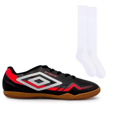 Imagem de Chuteira Futsal Umbro Prisma+Meião Color Sports De Futebol 4171.006