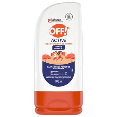 Imagem de OFF Active, Loção Repelente de Mosquitos e Insetos, Longa Duração, Proteção por até 10h, Não Oleoso, 100ml