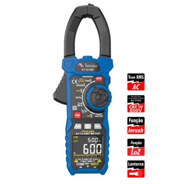 Imagem de Alicate Amperímetro Digital ET-3710B – Minipa