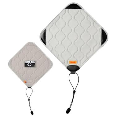 Imagem de [Um item] Película para câmera KODAK – tecido protetor resistente à água, antiarranhões e sem poeira para câmera sem espelho, câmera compacta, lente Prime (cinza claro, M)